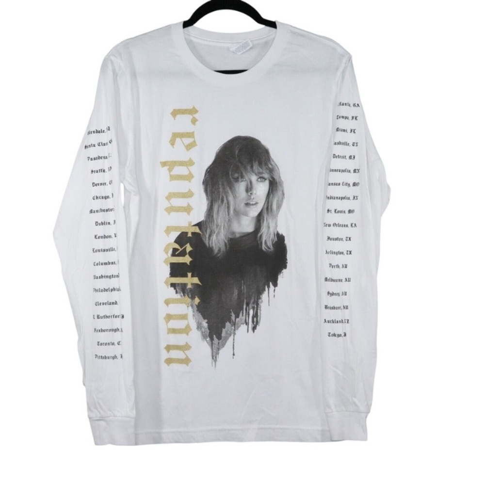 NWOT Rare Taylor Swift Reputation Long Sleeve Tee
